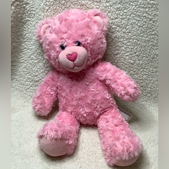 Build A Bear Pink Cuddles Bear Stuffed Animal Pludh BABW - Picture 1 of 6